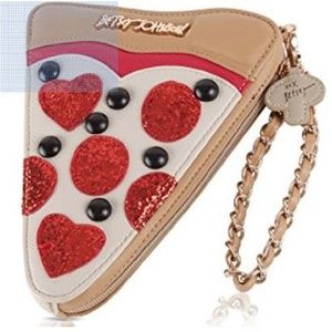 BJ Kitch Slice Slice Baby Pizza Wristlet